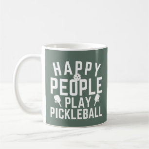 Happy People Play Pickleball Coffee Mug