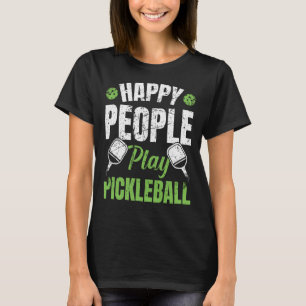 Happy People Play Pickleball Vintage 1 T-Shirt