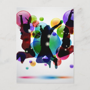 Happy People Postcard