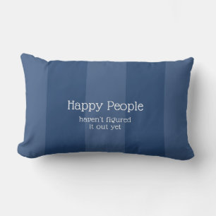 Happy People toss pillow