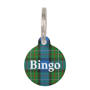 Happy Pet Clan Fergusson Ferguson Tartan Plaid Tag