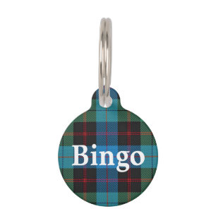 Happy Pet Clan Guthrie Tartan Plaid Pet Tag