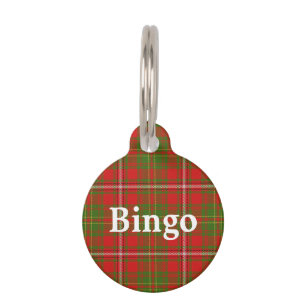 Happy Pet Clan Hay Tartan Plaid Tag