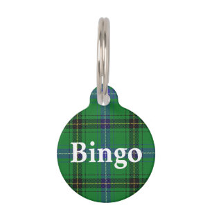 Happy Pet Clan Henderson Tartan Plaid Pet Tag