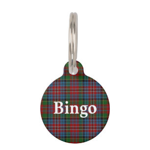 Happy Pet Clan Kidd Tartan Plaid Tag