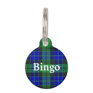 Happy Pet Clan MacKay Tartan Plaid Tag