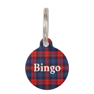 Happy Pet Clan MacLachlan Tartan Plaid Pet Tag