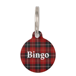 Happy Pet Clan Marjoribanks Tartan Plaid Tag