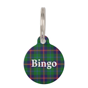 Happy Pet Clan Young Tartan Plaid Pet Tag