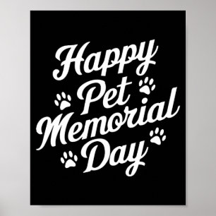 Happy pet memorial day paw prints Happy pet memori