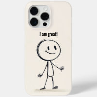 Happy Phone Case-Positive Vibes Design