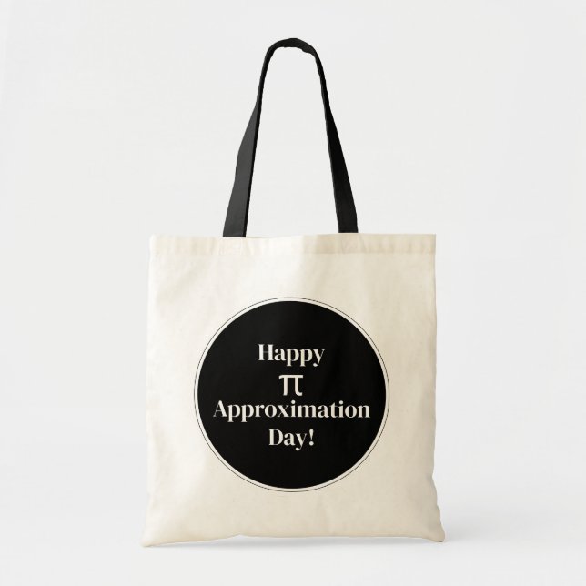 Happy Pi Approximation Day July 22nd Math Nerd Tote Bag (Front)