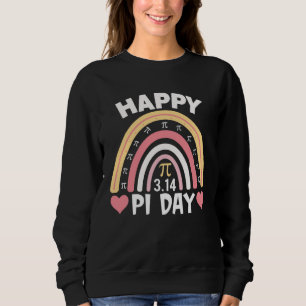 Happy Pi Day 2023 Mathematic Math Teacher Rainbow  Sweatshirt