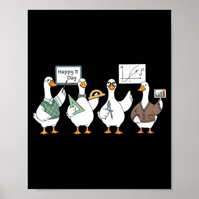 Happy Pi Day 2026 Math Teachers Elementary Teacher Poster (Front)