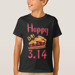 Happy Pi Day 3.14 2019 Cherry Pie Funny Math Gift T-Shirt