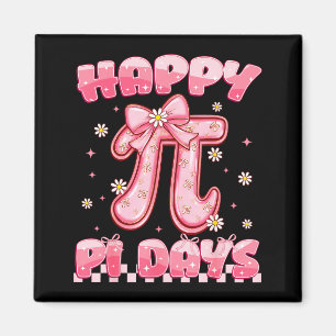 Happy Pi Day 3.14 Be Irrational Coquette Bow Math Magnet