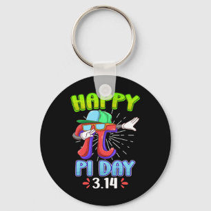 Happy Pi Day 3.14 Math Teacher Geek Dab Pi Day 202 Key Ring