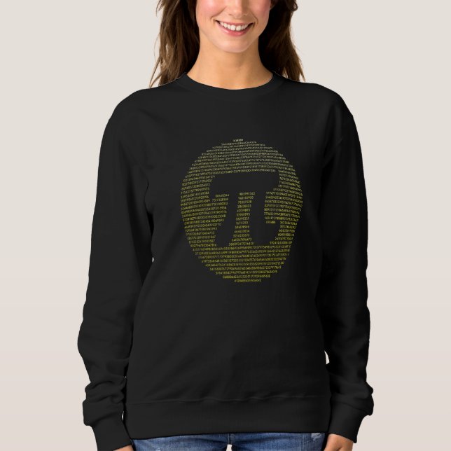 Happy Pi Day  3 14 Pi Day  For Teachers Pi Symbol Sweatshirt (Front)