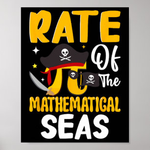 Happy Pi Day 3.14 Pi - Funny Rate Of The Mathemati Poster