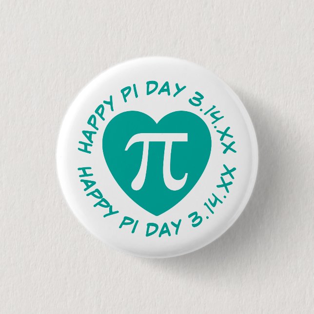 Happy Pi Day 3 Cm Round Badge (Front)