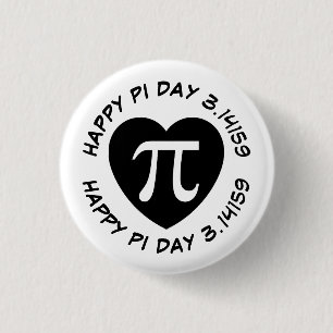 Happy Pi Day 3 Cm Round Badge