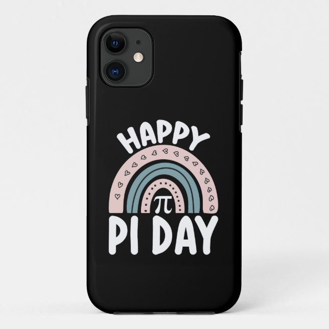 Happy Pi Day Boho Rainbow Math Mathematic Case-Mate iPhone Case (Back)