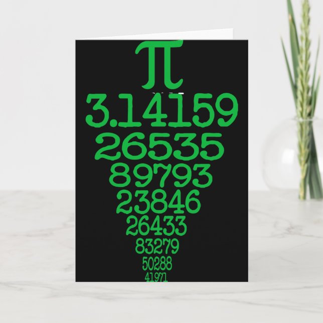 Happy Pi Day Card (Front)