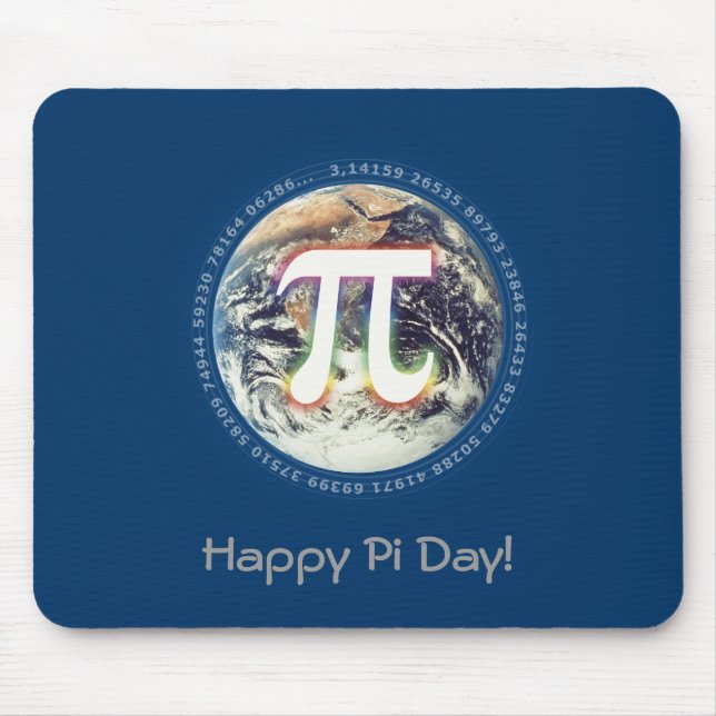 Happy Pi Day | Celebrate Math Mouse Pad (Front)