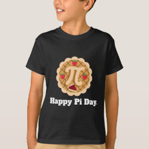 Happy Pi Day Cherry Pie Cute 3.14 Boys Kids T-Shirt