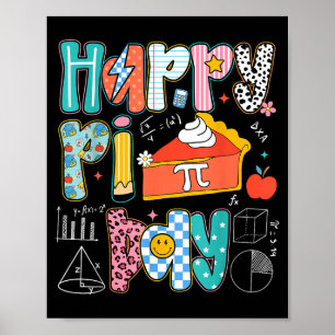 Happy Pi Day Funny Math Coach Teacher Pi Day Boys Poster