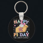 Happy Pi Day Funny Math Coach Teacher Pi Day Coque Key Ring<br><div class="desc">Happy Pi Day Funny Math Coach Teacher Pi Day Coquette Bow 1</div>