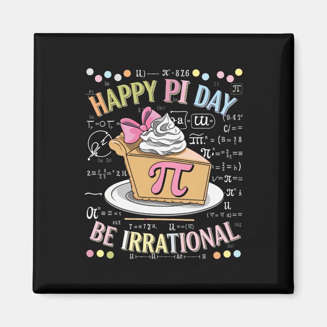 Happy Pi Day Funny Math Coach Teacher Pi Day Coque Magnet (Front)