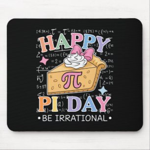 Happy Pi Day Funny Math Coach Teacher Pi Day Coque Mouse Pad