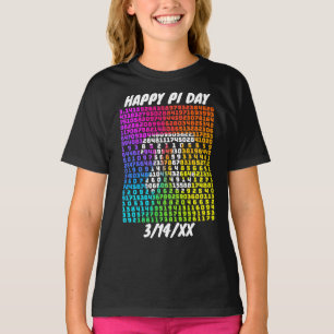 Happy Pi Day Funny School Math Number Art T-Shirt