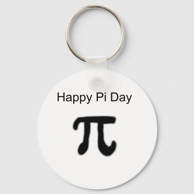 Happy Pi Day Key Ring (Front)