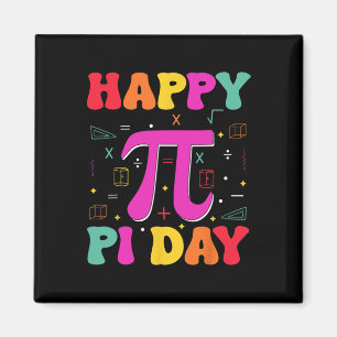 Happy Pi Day Kids Math Teachers Student Professor Magnet