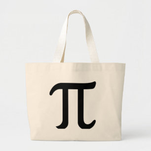 Happy Pi Day Large Tote Bag