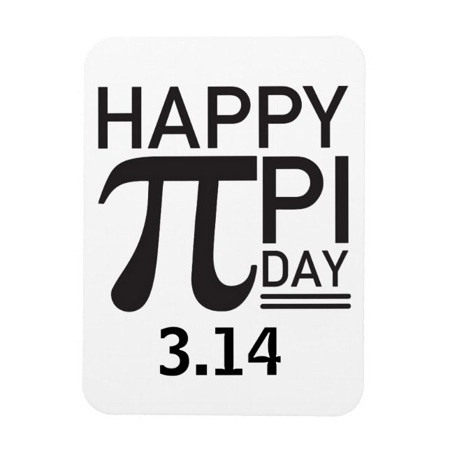 Happy Pi Day Magnet (Vertical)