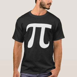 Happy Pi Day March 14 White Pi Symbol 3 14 Science T-Shirt