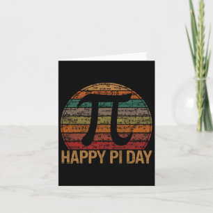 Happy Pi Day Math Equations Sunset Gift Teacher Ge Card