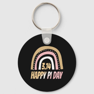 Happy Pi Day Mathematic Math Teacher Rainbow Pi Da Key Ring