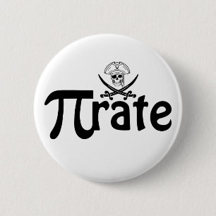 Happy Pi Day   Pi-rate 6 Cm Round Badge