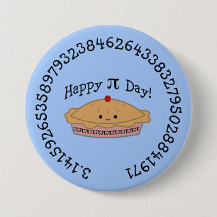 Happy Pi Day Pie 7.5 Cm Round Badge