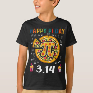 Happy Pi Day, Pie Day Pizza - Mathematics Pi Symbo T-Shirt