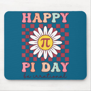 Happy Pi Day Pie Irrational Illustration Mouse Pad