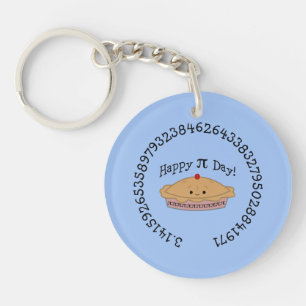 Happy Pi Day Pie Key Ring