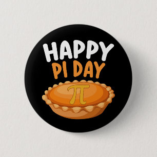 Happy Pi Day Pie Mathematics Math Rainbow 6 Cm Round Badge