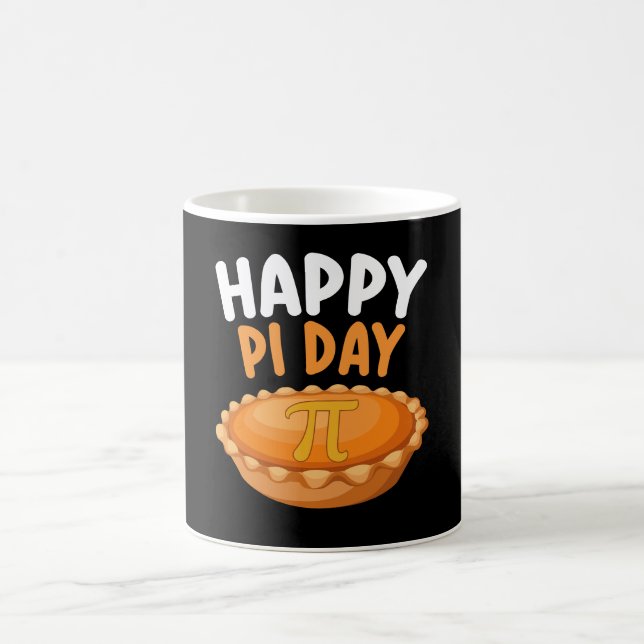 Happy Pi Day Pie Mathematics Math Rainbow Coffee Mug (Center)