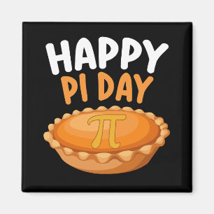 Happy Pi Day Pie Mathematics Math Rainbow Magnet