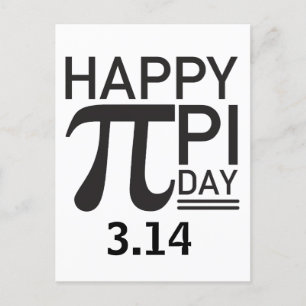 Happy Pi Day Postcard